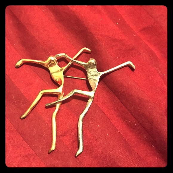 Vintage Dancers pin